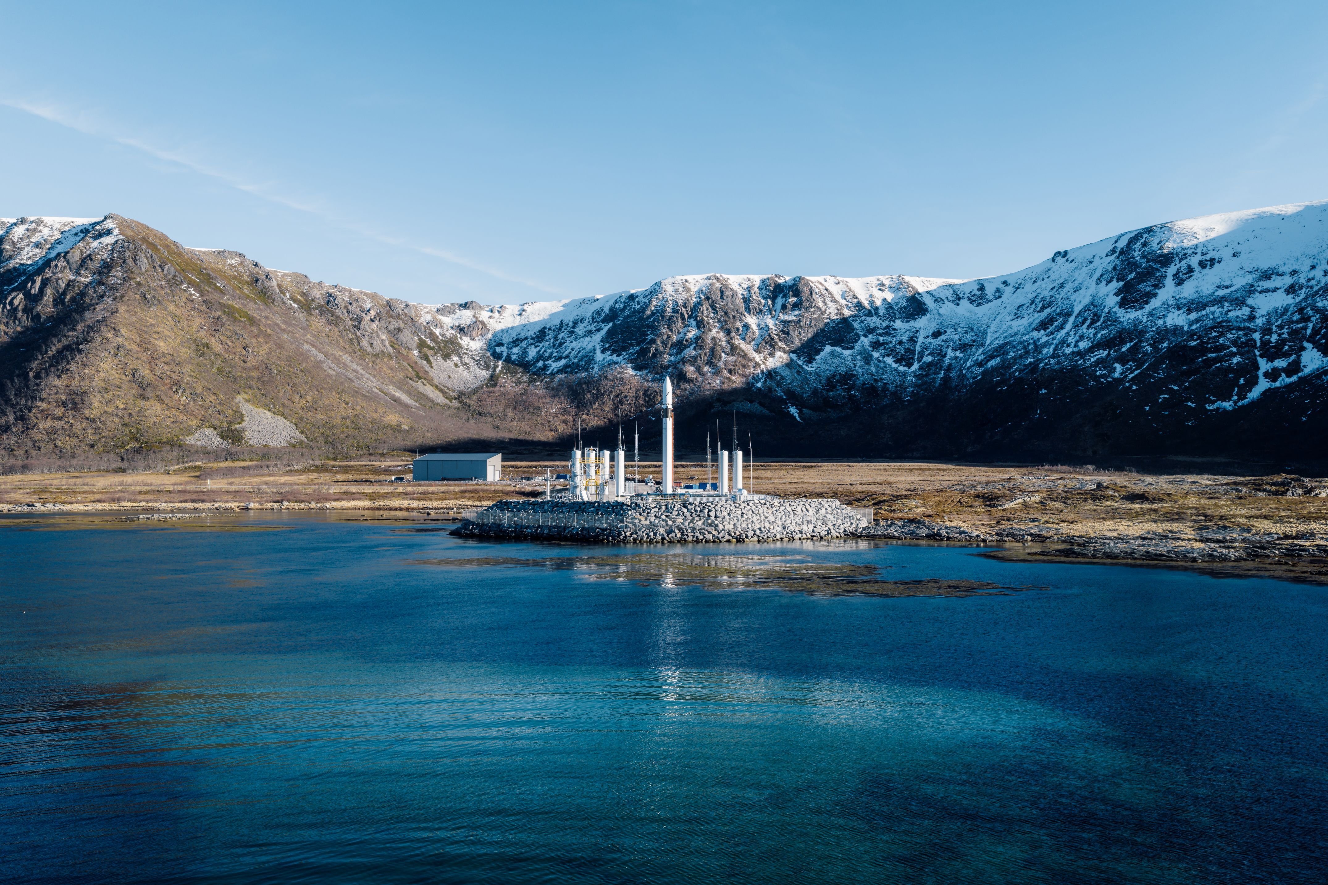 Launch Vehicle Spectrum on pad C Isar Aerospace